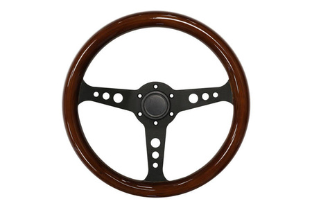Kierownica 350mm Drewno Black