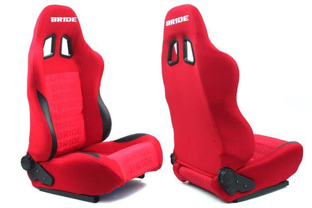 Fotel sportowy RAPID Welur Bride Red