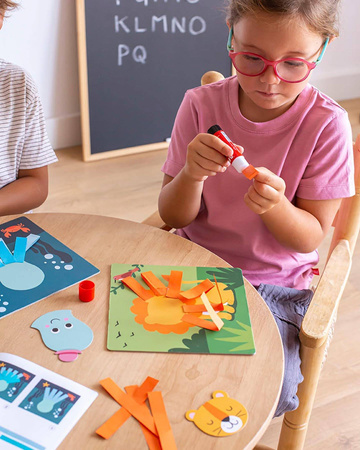 Mój pierwszy zestaw artystyczny Apli Kids - Papierowe pętelki