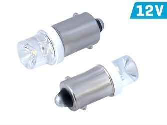 Żarówka VISION T4W BA9s 12V LED, wklęsła biała, 2 szt.