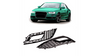 Ramki do halogenów Gloss Black AUDI A4 B8 Facelift 2012-2016