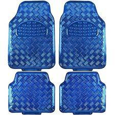 Dywaniki metalizowane NIEBIESKIE