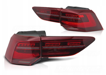 Lampy diodowe red LED bar do VW Golf 8 VIII 19-24
