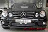 GRILL PRZEDNIE MERCEDES W211 06-09 CHROM/BLACK
