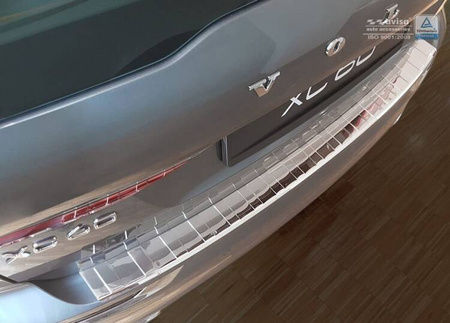 Nakładka na zderzak tylny do Volvo XC60 II (Stal-Lustro)