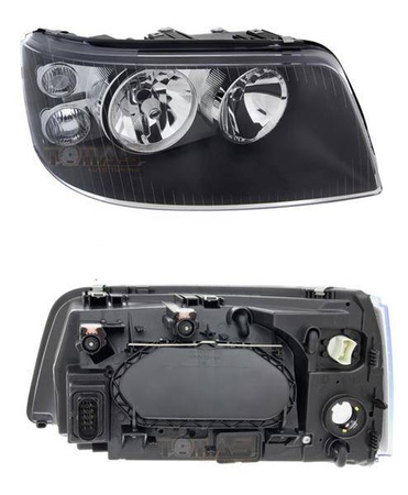 Lampy przednie reflektory VW T5 03-09 CLEAR BLACK