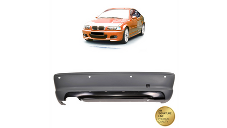 Tylny zderzak sport PDC zestaw z dyfuzorem  BMW 3 (E46) Coupe Cabrio 1999-2006