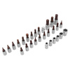 KLUCZ DYNAMOMETRYCZNY 1/4" 5-25Nm ZESTAW 32el, KD11394