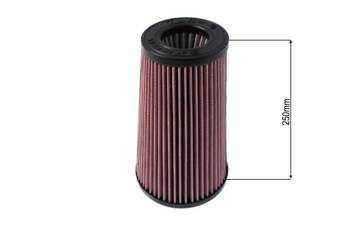 Filtr stożkowy TURBOWORKS H:250mm OTW:60-77mm Purple