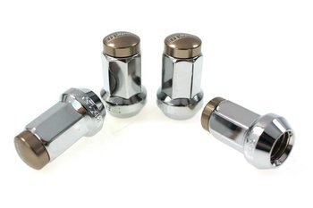 Nakrętki M12x1.25 Stal 30mm D1Spec Orginal Silver/Titanium Stożek