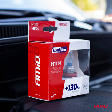 Żarówki halogenowe HB3 12V 60W LumiTec LIMITED +130% DUO AMIO-02103