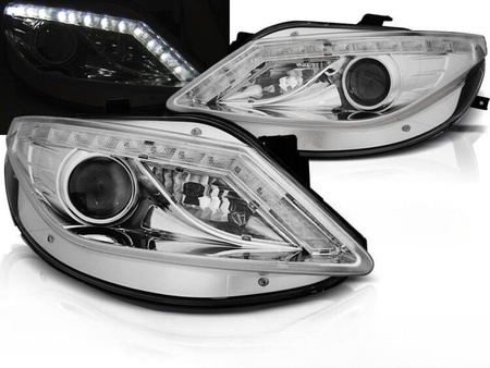 Lampy reflektory Seat Ibiza 6J 08-12 chrome LED