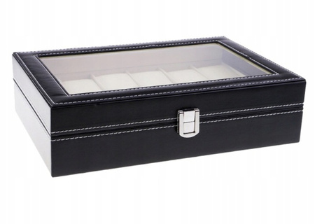PUDEŁKO ETUI ORGANIZER SZKATUŁKA NA ZEGARKI 12 szt.
