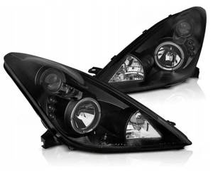 LAMPY TOYOTA CELICA T230 99-05 ANGEL EYES BLACK