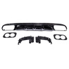 TYLNY DYFUZOR MERCEDES W213 SEDAN 16-23 GLOSS BLK
