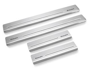 NAKŁADKI NA PROGI ONE LINE do BMW X5 G05/FL SUV 5 2023- - Satin