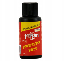 Konwerter do czyszczenia rdzy rdza antykorozyjna FERTAN 30ml
