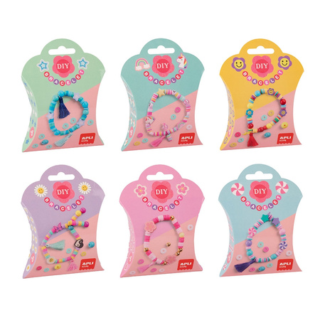 Zestaw do robienia bransoletek DIY Apli Kids - Stokrotka