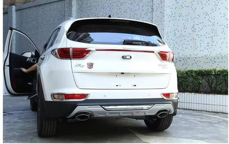 Dokładki zderzaka dyfuzor do KIA SPORTAGE 2015 - 2018 przód tył