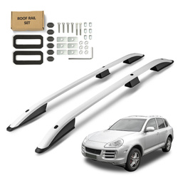 Relingi dachowe Porsche Cayenne I 9PA | 955 2002-2010 Srebrny