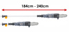 Piła elektryczna na wysięgniku 240cm PM-EPW-1000 - 1000W