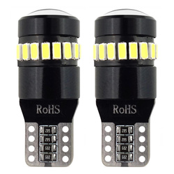 Żarówki LED CANBUS 18SMD 3014 + 1SMD 1SMD T10 W5W White 12V 24V AMIO-02446