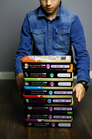 Zestaw do robienia eksperymentów The Purple Cow - Kryształowy szał