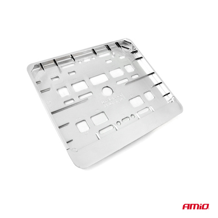 Ramka tablicy rejestracyjnej chrom motor motocykl AMIO-01167