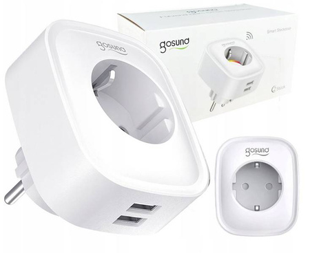 Gniazdko wifi gosund sp112 android ios tuya 2x usb