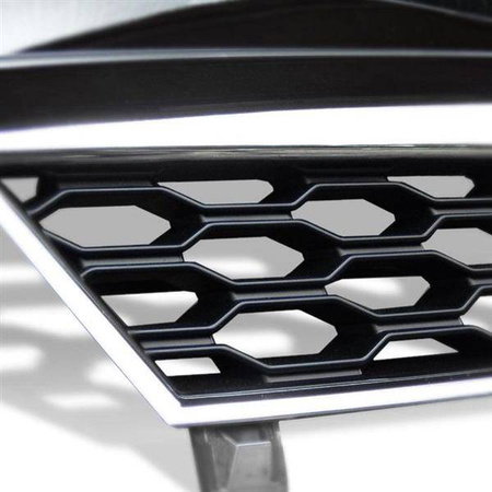 GRILL OPEL ASTRA H 3 TURER 05-07 CHROM / BLACK SPO