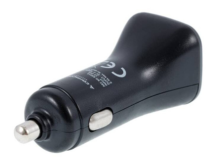 Ładowarka 2x USB, 4.8A, do gniazda zapalniczki 12/24V