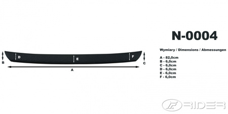 Fiat 500 nakładka na zderzak