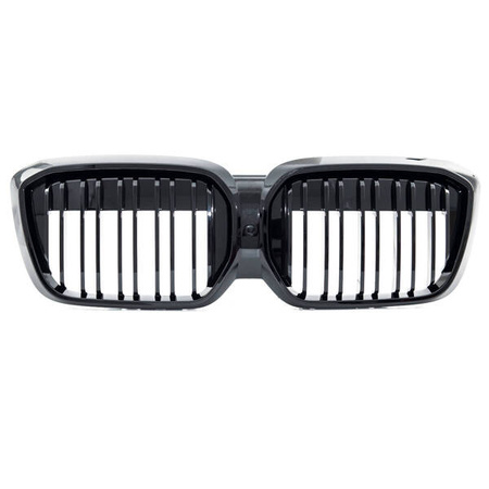 Grill sportowy podwójne żeberka Gloss Black BMW iX3 G08 2021-obecnie