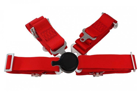 Pasy sportowe 4p 2" Red - Quick