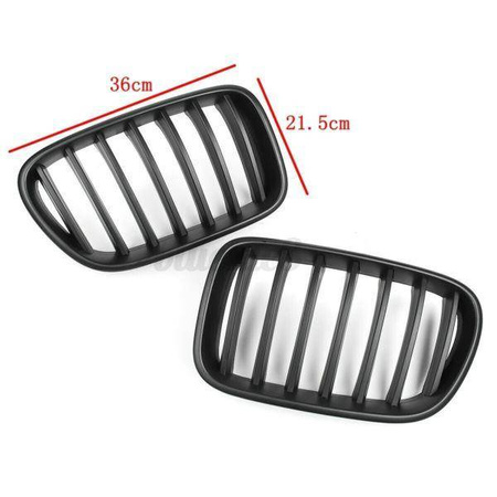 GRILL (NERKI) BMW X3 F25 10-14 BLACK MATT