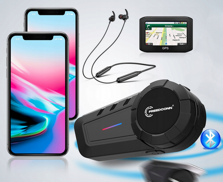 Interkom intercom 6 OSÓB BLUETOOTH KY-PRO