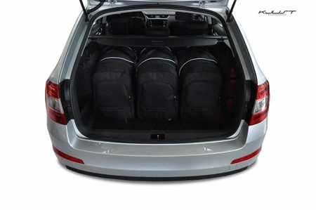 SKODA OCTAVIA KOMBI 2013+ TORBY DO BAGAŻNIKA 5 SZT