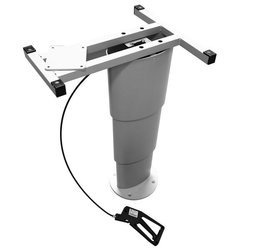 Noga stołu do kampera pneumatyczna Primer HSK Fawo