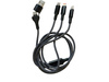 Kabel szybkiego ładowania/ android auto/ apple car z portami ładowania USB C/ micro USB