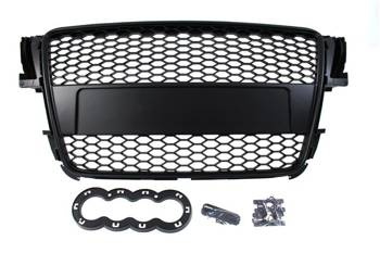 GRILL AUDI A5 8T RS-STYLE BLACK (07-10) PDC