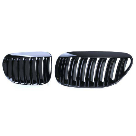 GRILL NERKI BMW E63 04-10 M- STYLE GLOSSY BLACK