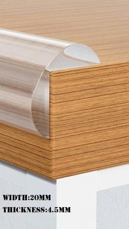Listwa ochronna mebli przezroczysta 20mm x 20mm x 4M