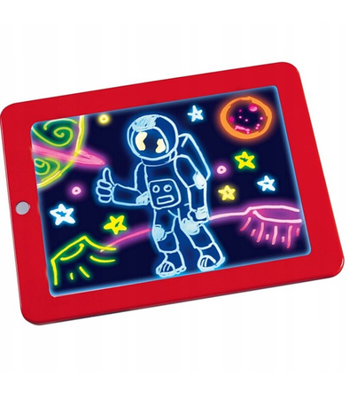 MAGIC PAD TABLET GRAFICZNY MAGICZNY ZNIKOPIS TABLICA LED SZABLONY MAZAKI