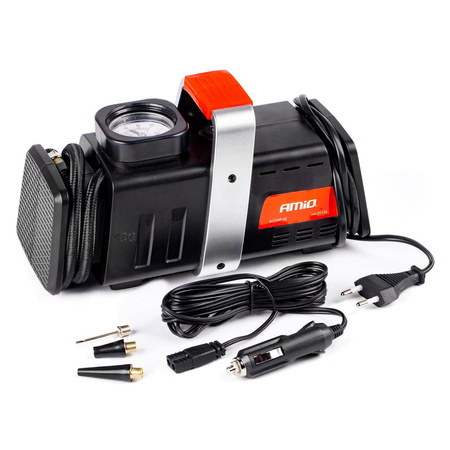 Kompresor samochodowy pompka 12V 230V ACOMP-02 AMIO-01134