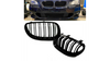 Grill sportowy podwójne żeberka Gloss Black BMW 5 E60 E61 2003-2010
