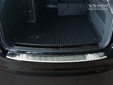 Nakładka na zderzak tylny do AUDI A6 C8 Kombi (Stal)