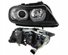 Reflektory BMW E90/E91 05-08 black ringi led 3d xenon