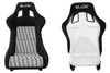Fotel sportowy SLIDE KS2 Premium Black & Logo Pattern Welur White Glitter