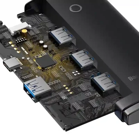 HUB USB - C Baseus Lite 4-portowy  (25CM)