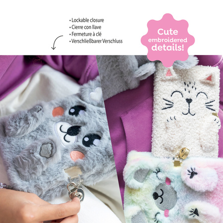 Pamiętnik na kłódkę Miquelrius - Kotek